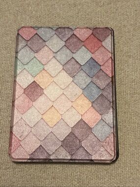 Tablet Folio Cover in Pastel Mosaic Pattern - Multi-Color